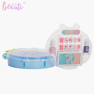 Bear Crown Plastic Box - Eye shadow nail art set