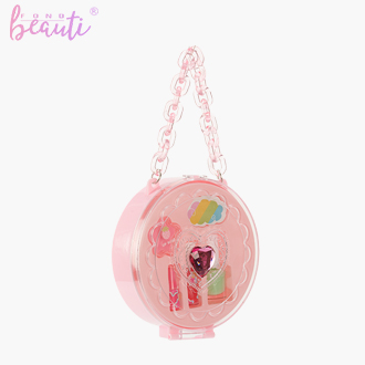 Circular plastic box - Children's cosmetics set