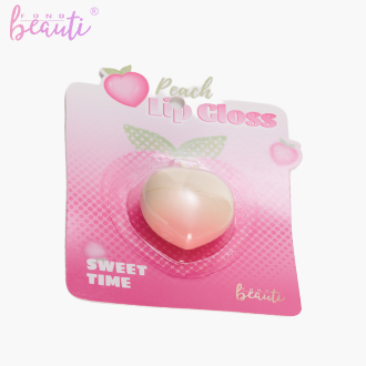 Peach lip gloss