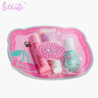 Piggy paper card - Cosmetics set