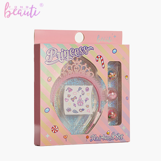 Crown hair band lipstick set