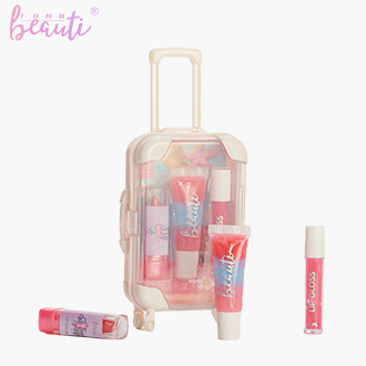Children's lip gloss luggage set