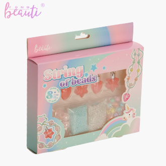 Children's lip gloss DIY bead string set