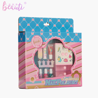 Children's water-based nail polish wardrobe toy set