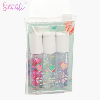 Children's PVC bag dried flower lip oil set