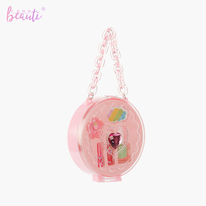 Circular plastic box - Children's cosmetics set