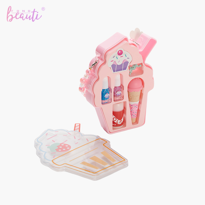 Ice cream plastic box - Children's cosmetics set
