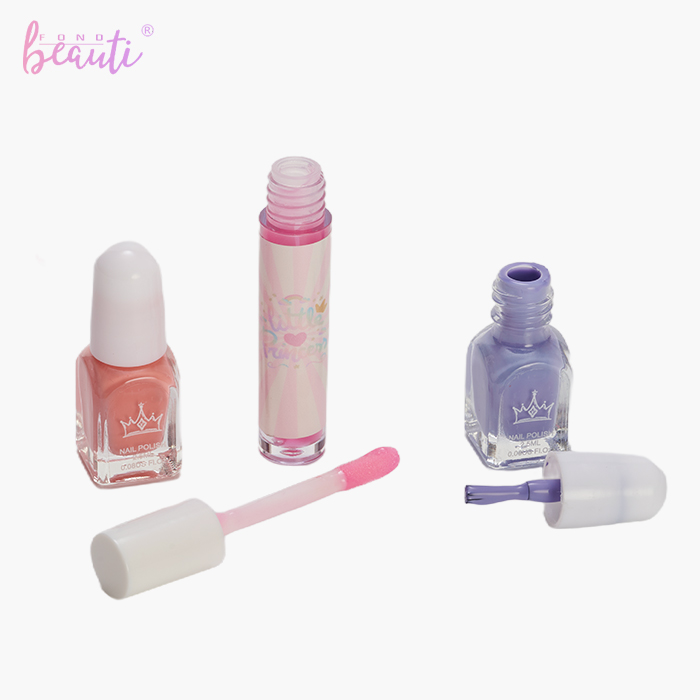 Diamond crown plastic box - Children's cosmetics set