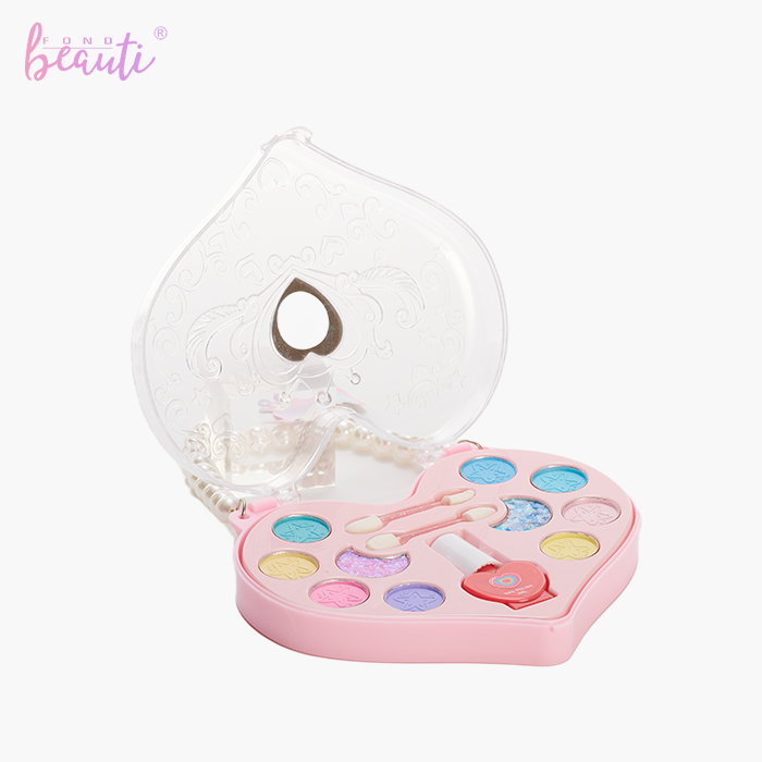 Love gem plastic box - Children's eye shadow set