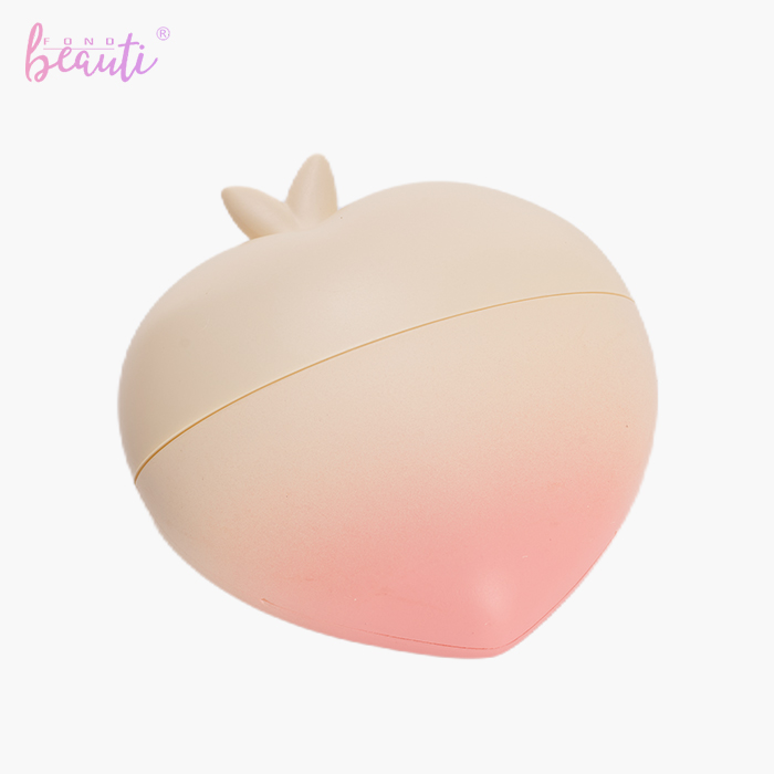 Peach lip gloss