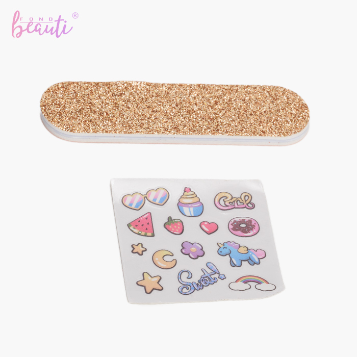 Children's nail polish lip gloss luggage set
