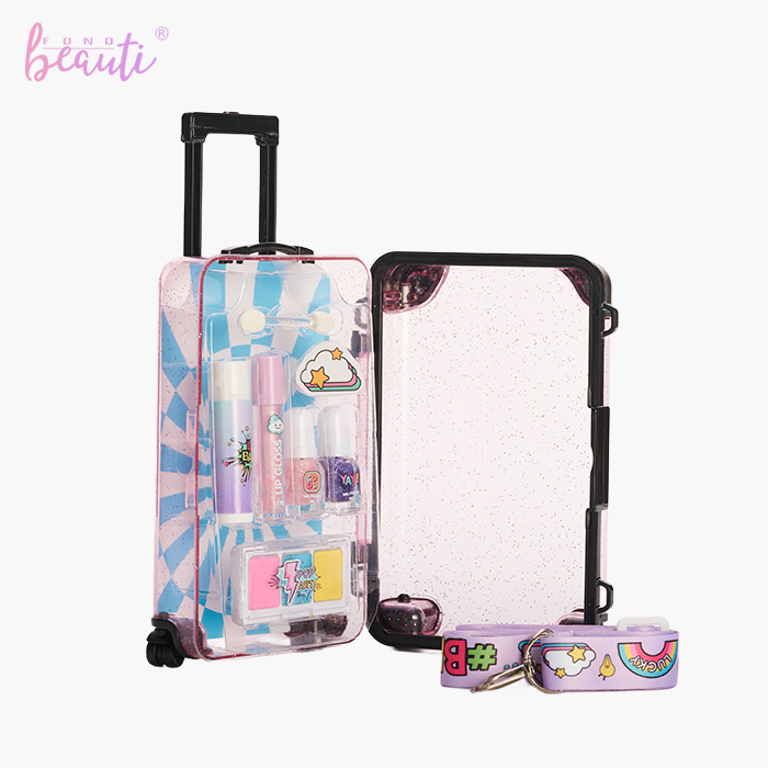 Children's nail polish eyeshadow luggage set
