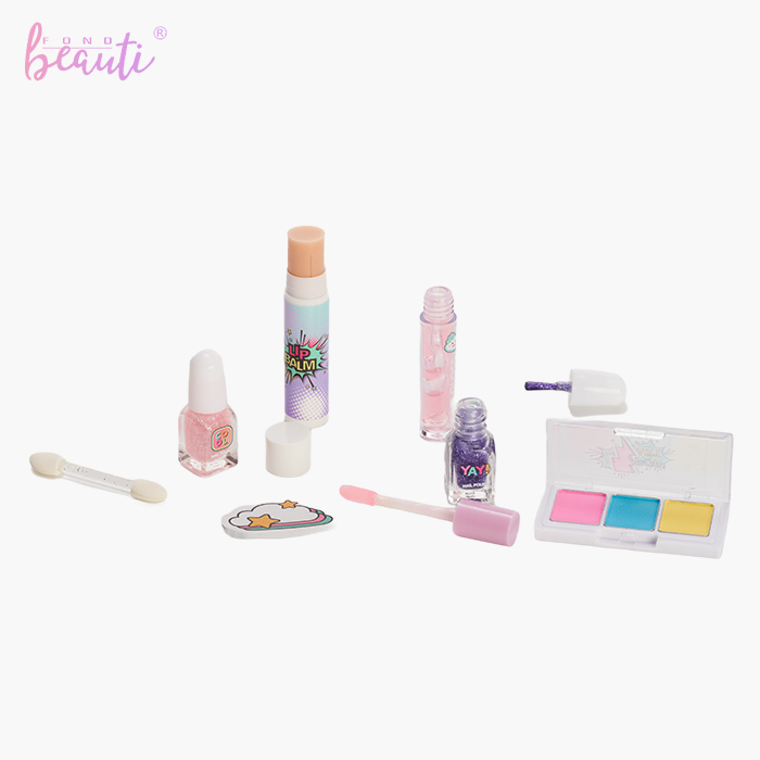 Children's nail polish eyeshadow luggage set