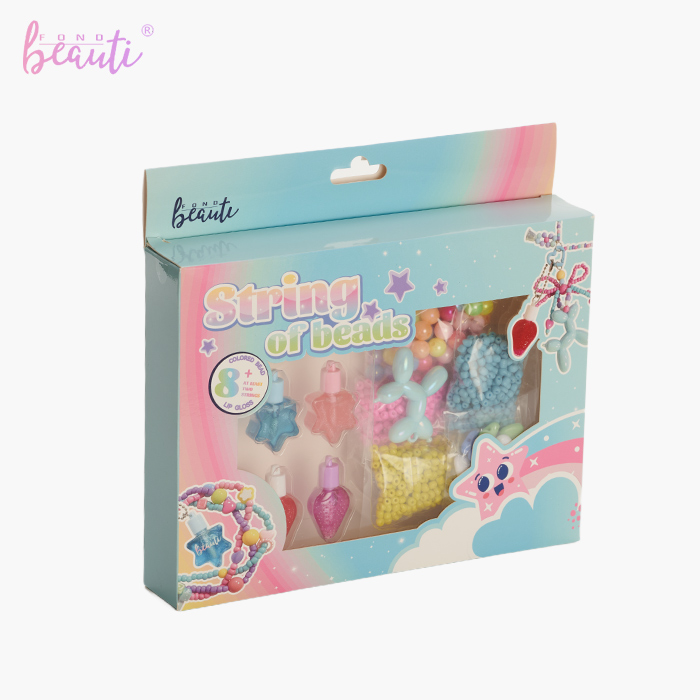 Children's nail polish lip gloss DIY bead set