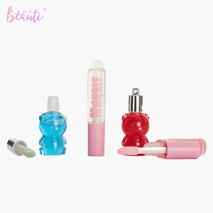 Children's nail polish lip gloss DIY bead set