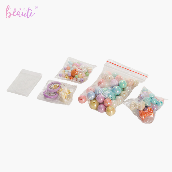 Children's nail polish lip gloss DIY bead set
