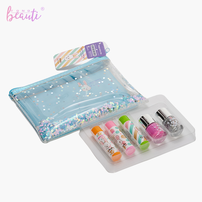 Children's nail polish lip balm set