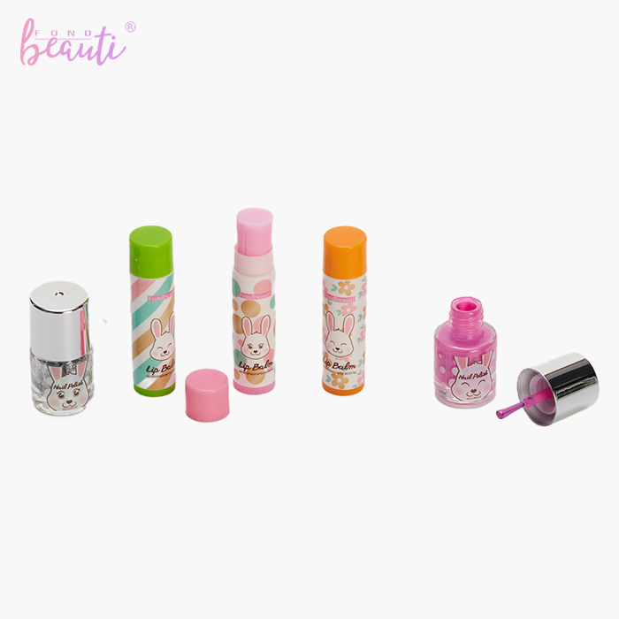 Children's nail polish lip balm set