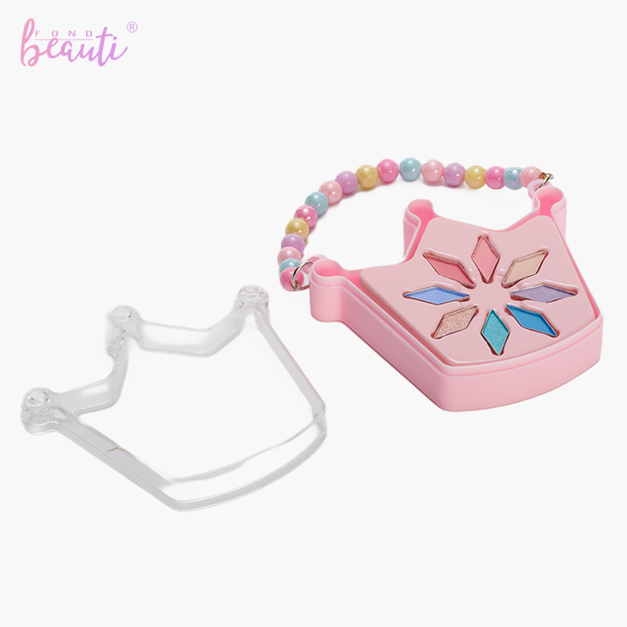 Children's crown plastic box eye shadow set