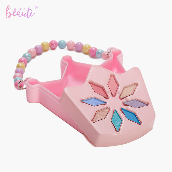 Children's crown plastic box eye shadow set