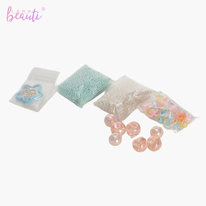 Children's lip gloss DIY bead string set