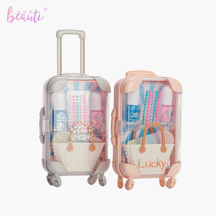 Children's nail art luggage box
