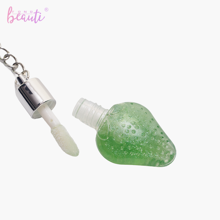 Pentagram lip gloss keychain