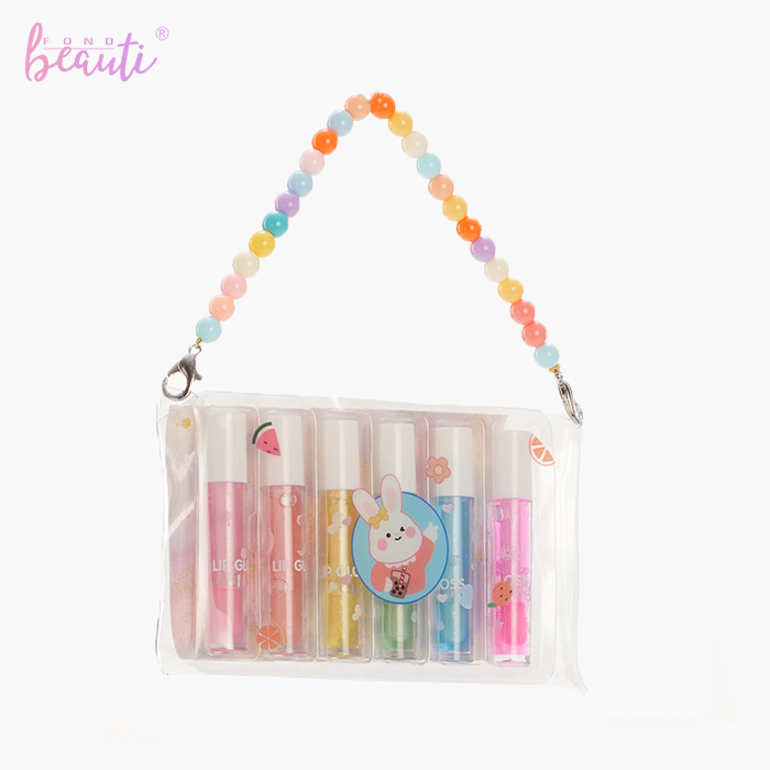 Children's handbag lip gloss set