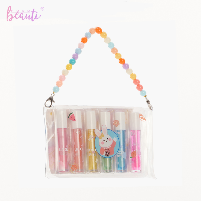Children's handbag lip gloss set