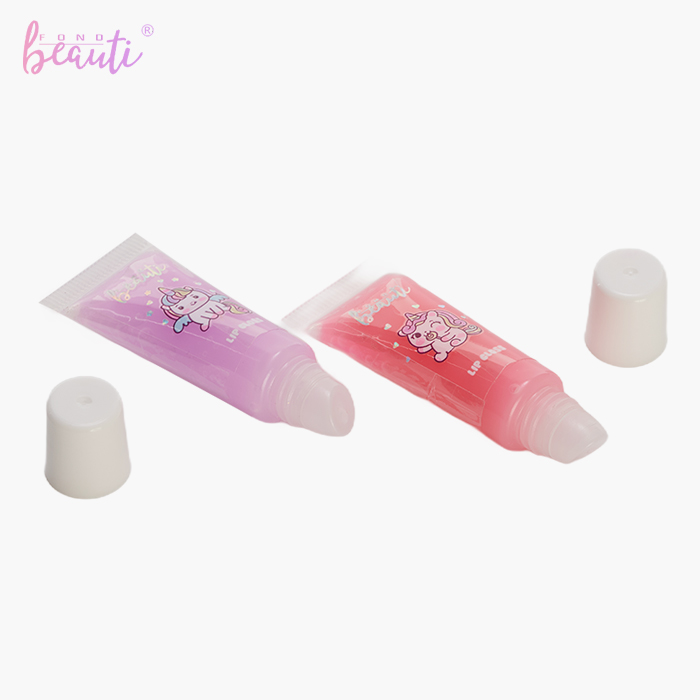 Children's lip gloss hair clip set