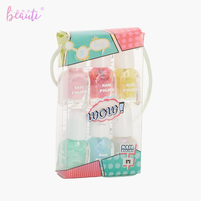 Children's water-based nail polish suit