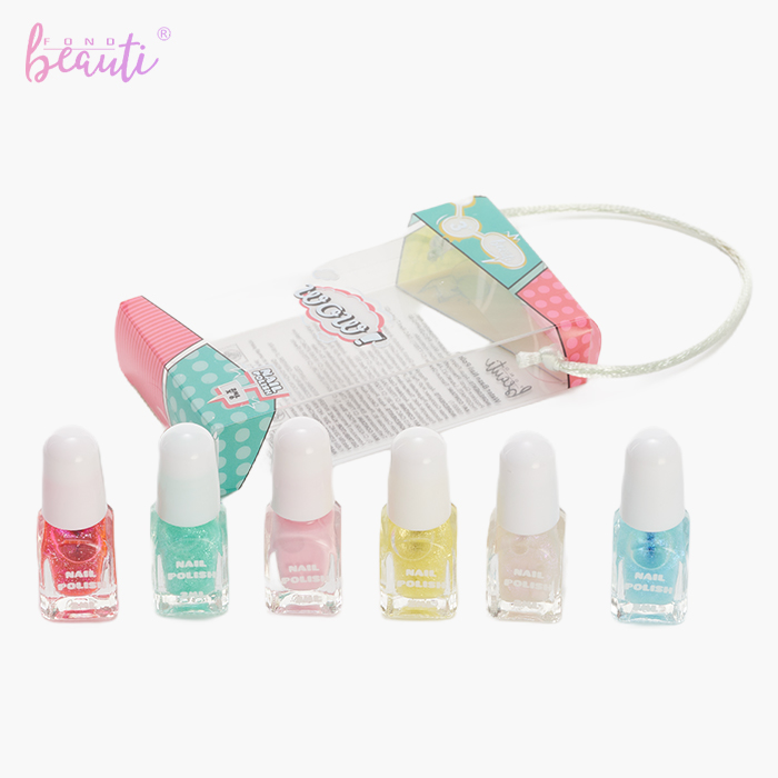 Children's water-based nail polish suit