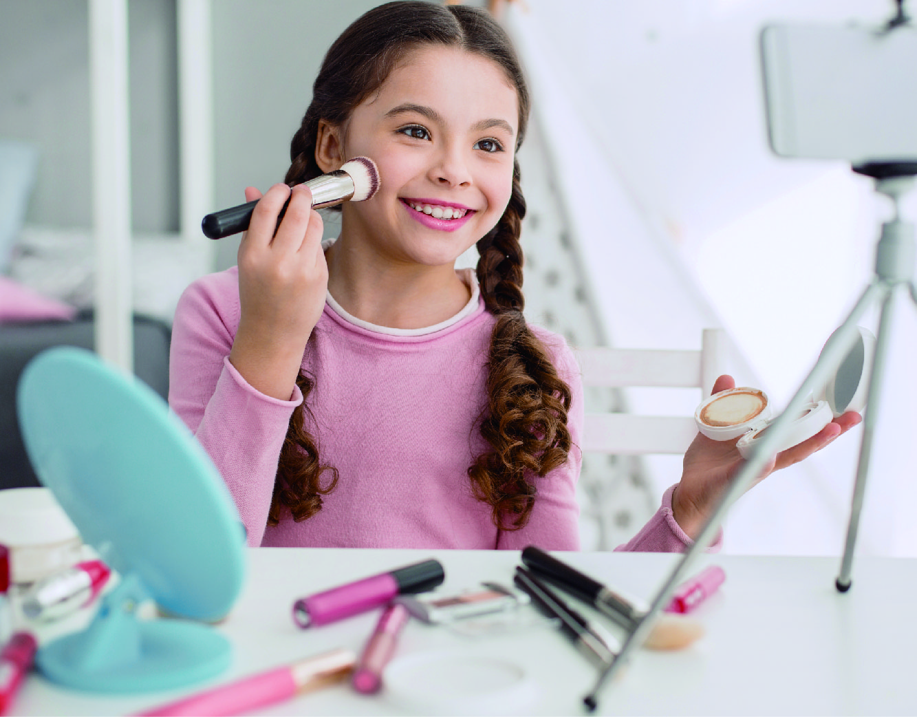 Lip Gloss Set with PVC Cover